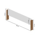 Ver imagem 6 de Cama Casinha Solteiro Reversível com Grade e Janela de LED Aria Casatema MadeiraOriginals Marrom/Nogueira/Branco