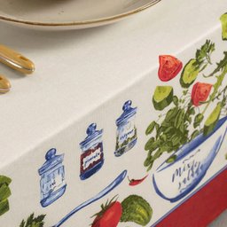 Toalha de Mesa Karsten Retangular 6 Lugares Limpa Fácil Salada - 2