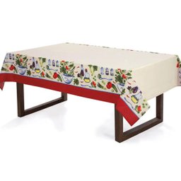 Toalha de Mesa Karsten Retangular 6 Lugares Limpa Fácil Salada - 3