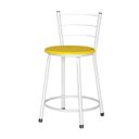 Ver imagem 2 de Banqueta Baixa Ratan Branca Cristal 3un - Amarelo