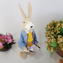 Ver imagem 5 de Coelho Páscoa Rústico Fios de Sisal Cru