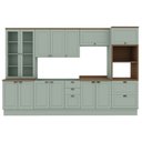 Ver imagem 4 de Armário de Cozinha Completa Modulada 3,5m 12 Peças Iluminata Genialflex
