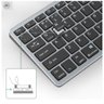 Kit Teclado e Mouse sem Fio Bluetooth + 2.4ghz Bateria Recarregavel - 2