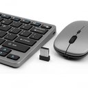 Ver imagem 5 de Kit Teclado e Mouse sem Fio Bluetooth + 2.4ghz Bateria Recarregavel