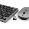 Kit Teclado e Mouse sem Fio Bluetooth + 2.4ghz Bateria Recarregavel - 5