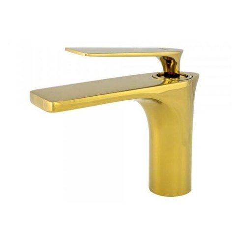 Torneira Monocomando Bica Baixa Dourada Gold Luxo Banheiro Lavabo Inovartte In36