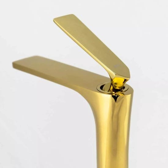 Torneira Monocomando Bica Baixa Dourada Gold Luxo Banheiro Lavabo Inovartte In36 - 2