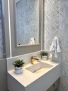 Ver mais imagens de Torneira Monocomando Bica Baixa Dourada Gold Luxo Banheiro Lavabo Inovartte In36