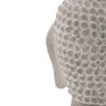 Escultura Decorativa de Concreto Cabeça Buda 16,5x9,5cm HL House - 4