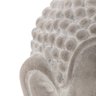 Escultura Decorativa de Concreto Cabeça Buda 16,5x9,5cm HL House - 3