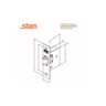 Fechadura Pivotante Mini Rolete Stam - 2