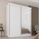 Ver imagem 1 de Guarda Roupa Portugal 100% MDF 2 Portas de Correr com Espelho Mais Móveis