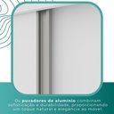 Ver imagem 6 de Guarda Roupa Portugal 100% MDF 2 Portas de Correr com Espelho Mais Móveis