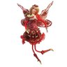 Fada enfeite decorativo para festa vermelho - 1