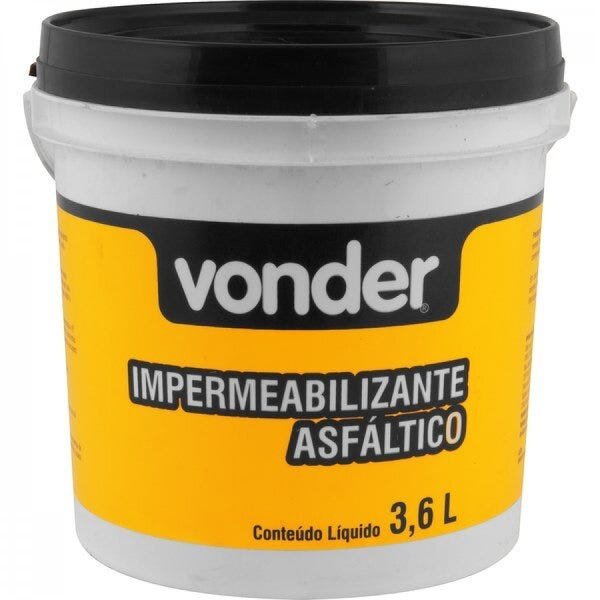 Impermeabilizante asfáltico 3,6 L Vonder