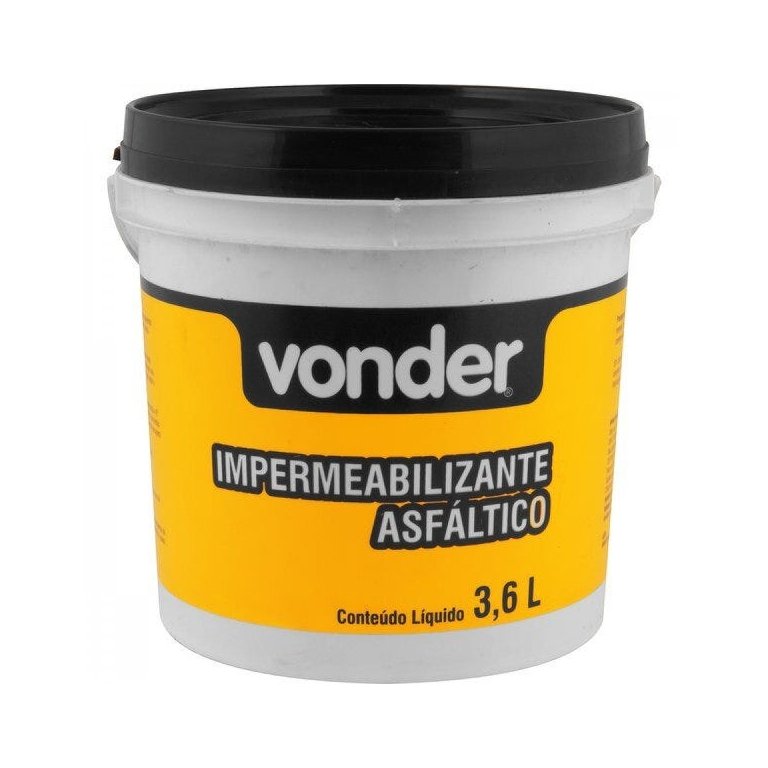 Impermeabilizante asfáltico 3,6 L Vonder