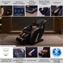 Ver imagem 4 de Poltrona Elétrica Bivolt Reclinação Gravidade Zero 3D Jarvis com Massagem Aquecimento Controle LCD T