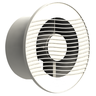 Exaustor de Banheiro Branco Bivolt Silencioso Pequeno 15 cm 17 W - 2