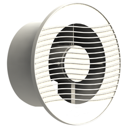 Exaustor de Banheiro Branco Bivolt Silencioso Pequeno 15 cm 17 W - 1