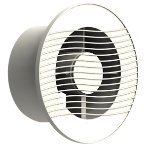 Exaustor de Banheiro Branco Bivolt Silencioso Pequeno 15 cm 17 W