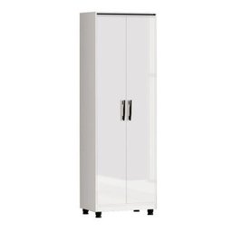 Armário Multiuso Com Regulagem de Altura e 4 Prateleiras Branco Fenix - 1 Armário Multiuso Com Regulagem de Altura e 4 Prateleiras Branco Fenix - 1