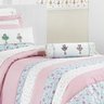 Kit Colcha Solteiro Bailarina Algodão 200 Fios 06 Peças Bernadete Casa - 4