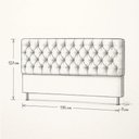 Ver imagem 5 de Cabeceira Cama Box Casal King Size 195cm Valentina Estofada Marrom