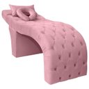 Ver imagem 2 de Kit Maca Estética Charme para Cílios + Mocho + Escada + Capa Veludo:veludo Rosa Claro