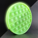 Ver imagem 2 de Pop It Brilha no Escuro Fluorescente Circular Fidget Toy Brinquedo Anti Stress Sensorial - Verde