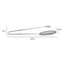 Ver imagem 2 de Kit 2 Escumadeira com Pegador para Fritura Inox 28cm Lyor Cozinha Buffet Restaurante