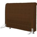 Ver imagem 1 de Cabeceira Dama 1,95 Cm Cama Box king Size Suede Marrom