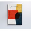 Ver imagem 1 de Quadro Artes em Quadrados - 80x120 Cm - Adesivo Fotográfico