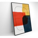 Ver imagem 4 de Quadro Artes em Quadrados - 80x120 Cm - Adesivo Fotográfico