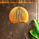 Ver imagem 3 de Luminária Teto Tipo Pendente Em Mdf - Completa