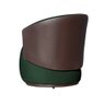 Kit 2 Poltronas para Recepção Escritório e Clínica - Veludo - Sv Decor:verde - 3