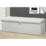 Recamier Calçadeira Baú Giovana Corino Branco 160x45x45 - 1