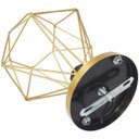 Ver imagem 5 de 10 Lustres Teto Plafon Industrial Aramado Diamante Retrô Luminária Sobrepor Vintage Dourado