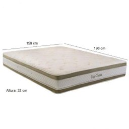 Colchão Queen Herval 32x158x198cm Molas Conforclass Big Class - 3