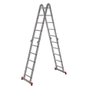 Escada Articulada Alumínio 13 em 1 5x4 Degraus Botafogo - 3