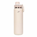 Ver imagem 1 de Garrafa Térmica Get Trity - 500ml - Inox - Quente/Frio - Base Emborrachada - Creme - Get 72342