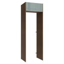 Ver imagem 1 de Porta-Geladeira 73 cm 1 Porta Basculante Rustic/Cinza Lux Madesa Rustic/Cinza