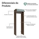 Ver imagem 3 de Porta-Geladeira 73 cm 1 Porta Basculante Rustic/Cinza Lux Madesa Rustic/Cinza