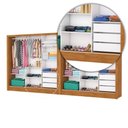 Ver imagem 7 de Closet Casal Duplo Dubai 06 Portas 06 Gavetas com Espelho Plus Carioca Móveis
