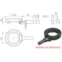 Ver imagem 3 de Queimador Simples Dupla Chama Fogão Industrial Ferro N2 15cm