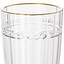 Ver imagem 5 de Jogo de Copos de Cristal Transparente Fio de Ouro Imperial 370ml 6 Peças - Lyor