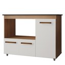 Ver imagem 1 de Balcao para Cooktop 5 Bocas 3p 114 Cm Ana Savana Off White Mobbs