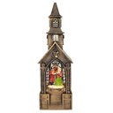 Ver imagem 1 de Lanterna Decorativa Igrejinha com Coral e Led - 27cm