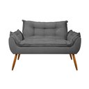 Ver mais imagens de Sofá 2 Lugares Namoradeira Opala Decorativa - V8 Decor:preto