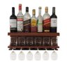 Barzinho de Parede - 54x26 com Porta Taças - Imbuia - 3