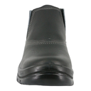 Ver imagem 4 de Botina Primavera Alta Segurança Bico Pvc Elastico e Couro - Preta:41/preto